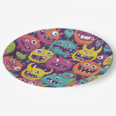 モンスターマッシュプレート ペーパープレート (アングル)