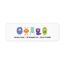 モンスターマッシュ差出人住所ラベル