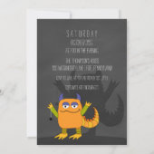 モンスターマッシュ誕生日バッシュ招待状 招待状 (裏面)