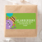 モンスターマッシュ誕生日差出人住所ラベル ラベル (インサイチュ)