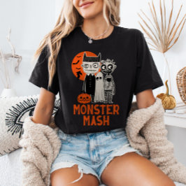モンスターマッシュ ハロウィンの生き物 スプーキー キュート Tシャツ