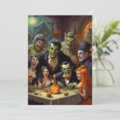 モンスターマッシュ、ホラー、ハッピーハローウィン シーズンカード (スタンド正面)