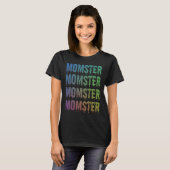 モンスターママドリップフォントのハロウィーン仮装 Tシャツ (正面フル)