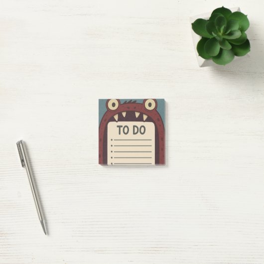 モンスターマルメモ帳 To Do リスト ポストイット (オフィス)