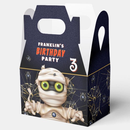 モンスターミマー子供の誕生日パーティー フェイバーボックス (オープン)