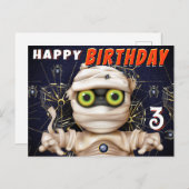 モンスターミマー子供の誕生日 ポストカード (正面/裏面)