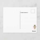 モンスターミマー子供の誕生日 ポストカード (裏面)