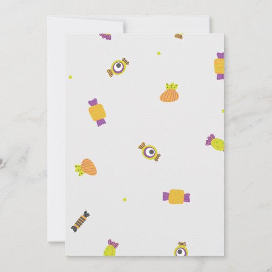 モンスターメイヘム誕生日パーティーへの招待 招待状 (裏面)