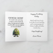 モンスターメイヘム…チョルトルチョンプ誕生日カード サンキューカード (内部)