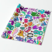 モンスターメンジュリー、ラッピング紙 ラッピングペーパー (アンロールド)