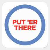 モンスターメーカーのステッカー スクエアシール (正面)