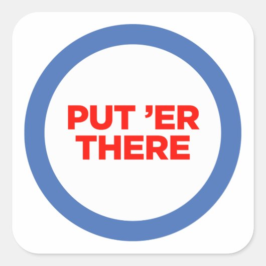 モンスターメーカーのステッカー スクエアシール (正面)