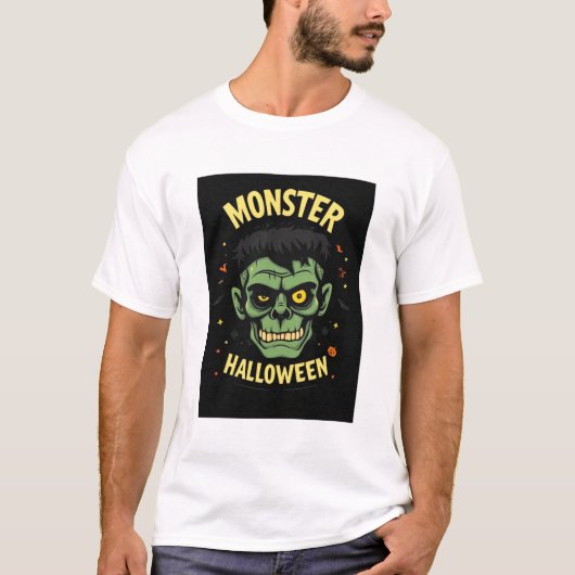 モンスターモード - ハロウィン Tシャツ (正面)