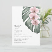 モンスターラトロピカルパラダイス結婚ズのピンクの蘭 招待状 (スタンド正面)