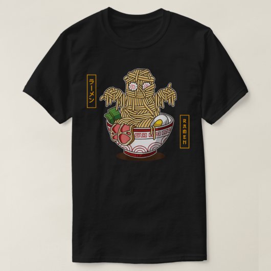 モンスターラーメンのコスプレおもしろいーム Tシャツ (デザイン正面)