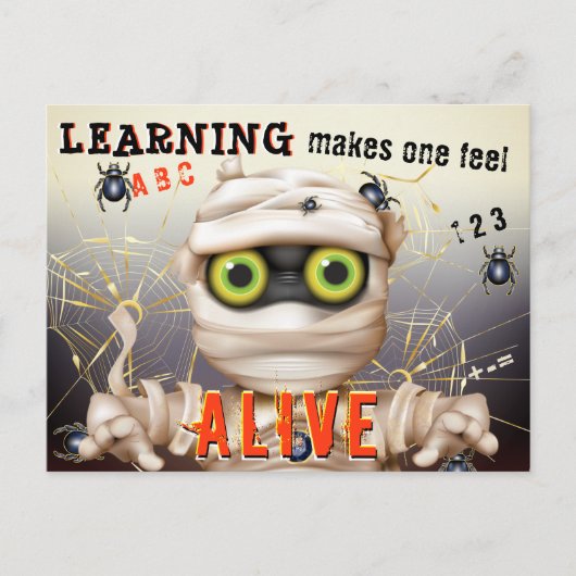 モンスターリテラシーキッズ教育はがき ポストカード (正面)