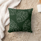 モンスターリーフプラントラバーホームデコールギフト クッション (ブランケット)