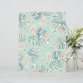 モンスターリーフ – ターコイズ、緑、スクラップブック紙 (スタンド正面)