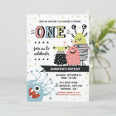 モンスターワンイヤーズ誕生日招待状 招待状 (スタンド正面)