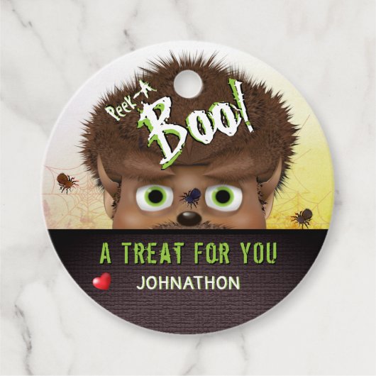 モンスターワーウルフピークブキャンディバッグラベル フェイバータグ (正面)