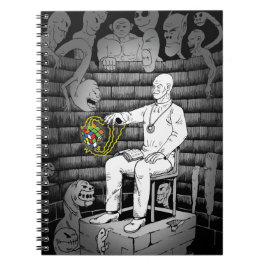 モンスター付きキューブ魔法 ノートブック