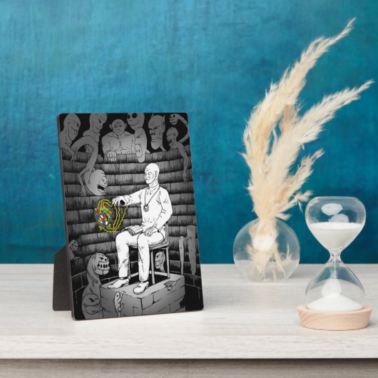 モンスター付きキューブ魔法 フォトプラーク (側面)