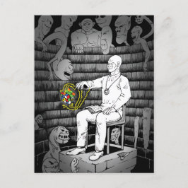 モンスター付きキューブ魔法 ポストカード