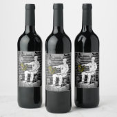 モンスター付きキューブ魔法 ワインラベル (ボトル)