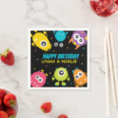 モンスター合同誕生日パーティー スタンダードカクテルナプキン (インサイチュ)