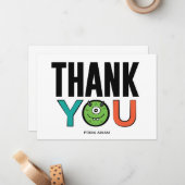 モンスター感謝フラットカード ノートカード (正面/裏面インサイチュ)