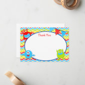 モンスター感謝メモ ノートカード (正面/裏面インサイチュ)