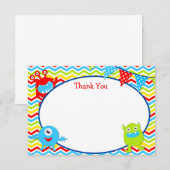 モンスター感謝メモ ノートカード (正面/裏面)