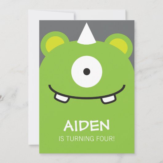 モンスター招待状 招待状 (正面)