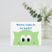 モンスター招待状 4.25x5.25 招待状 (スタンド正面)