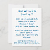 モンスター招待状 4.25x5.25 招待状 (裏面)