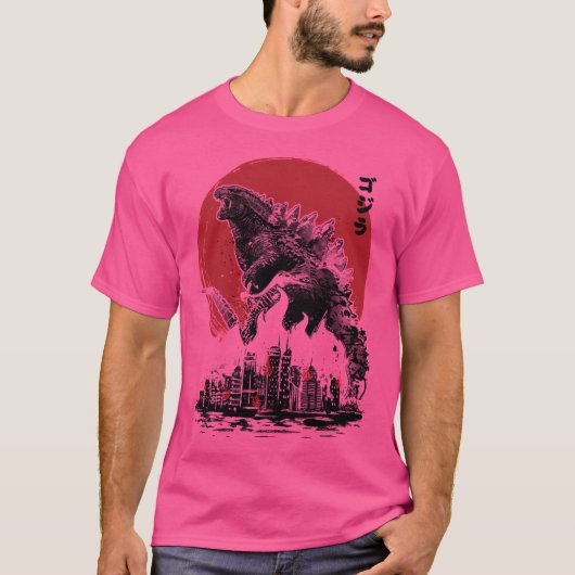 モンスター攻撃 Tシャツ (正面)