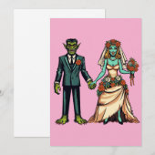 モンスター新郎新婦の芸術 シーズンカード (正面/裏面)