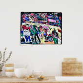 モンスター株式市場 ポスター (キッチン)