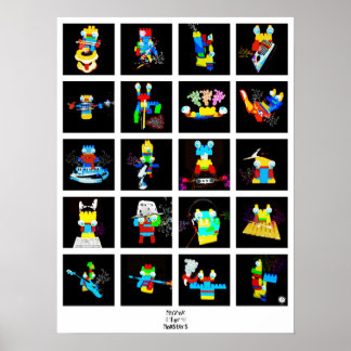 モンスター用Muzak：コラージュ ポスター