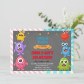 モンスター男子女子合同パーティー招待状 招待状 (スタンド正面)