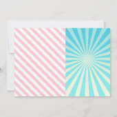 モンスター男子女子合同パーティー招待状 招待状 (裏面)