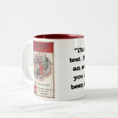 モンスター精力的なマグ ツートーンマグカップ (正面左)