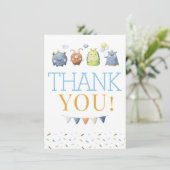 モンスター誕生日サンキューカード、 サンキューカード (スタンド正面)