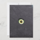 モンスター誕生日シャルボード招待状 招待状 (裏面)