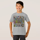モンスター誕生日バッシュ Tシャツ (正面フル)