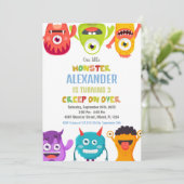 モンスター誕生日招待状モンスタワンアイ 招待状 (スタンド正面)