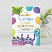 モンスター誕生日招待状モンスターズ 招待状 (スタンド正面)