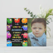 モンスター誕生日招待状、フライアモンスターズ写真 招待状 (スタンド正面)