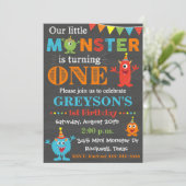 モンスター誕生日招待状 |モンスター招待状 招待状 (スタンド正面)