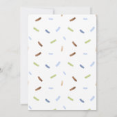 モンスター誕生日招待状、我々の小さなモンスター 招待状 (裏面)